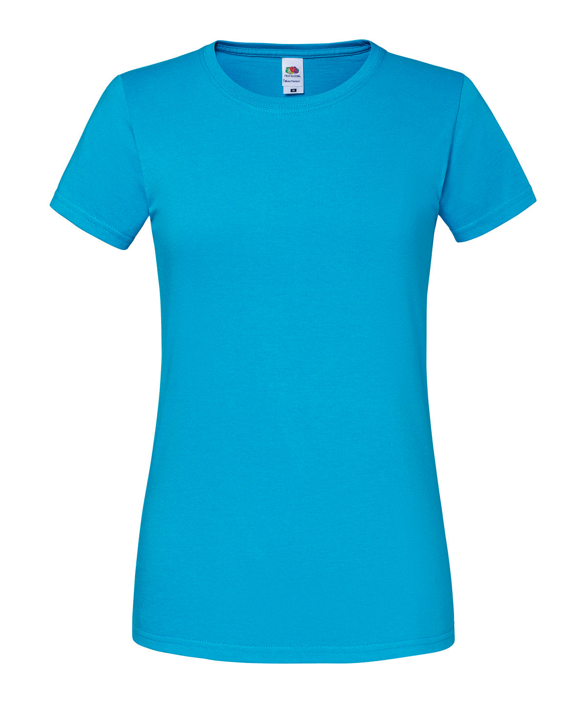 Fruit of the Loom Women's Iconic 195 Ringspun Premium T-shirt - Azure Blue