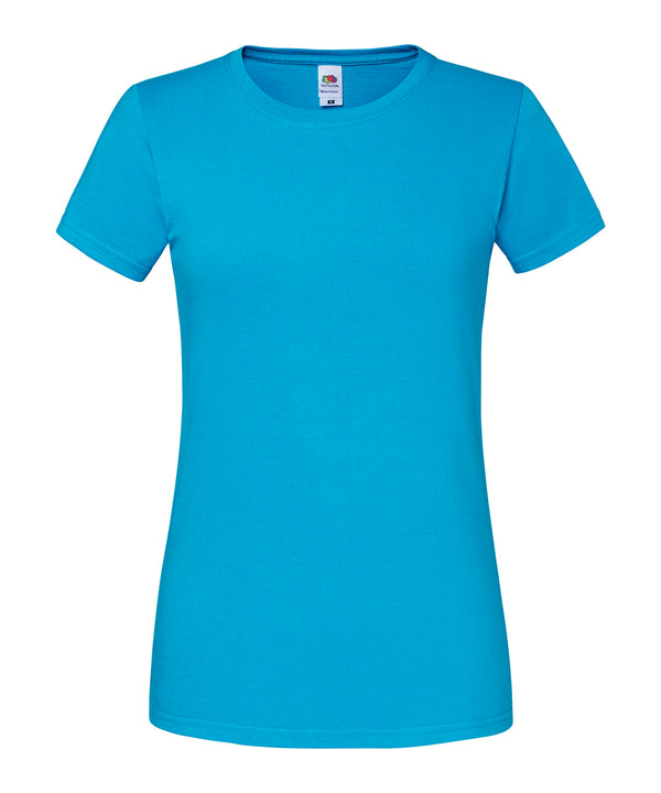 Fruit of the Loom Women's Iconic 195 Ringspun Premium T-shirt - Azure Blue