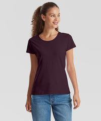 Fruit of the Loom Women's Iconic 195 Ringspun Premium T-shirt - Azure Blue