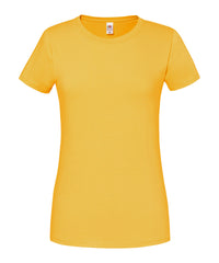 Fruit of the Loom Women's Iconic 195 Ringspun Premium T-shirt - Sunflower