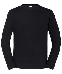 Fruit of the Loom Iconic 195 Ringspun Premium Long Sleeve T - Black*
