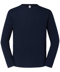 Fruit of the Loom Iconic 195 Ringspun Premium Long Sleeve T - Deep Navy