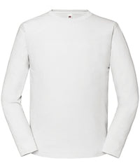 Fruit of the Loom Iconic 195 Ringspun Premium Long Sleeve T - White*