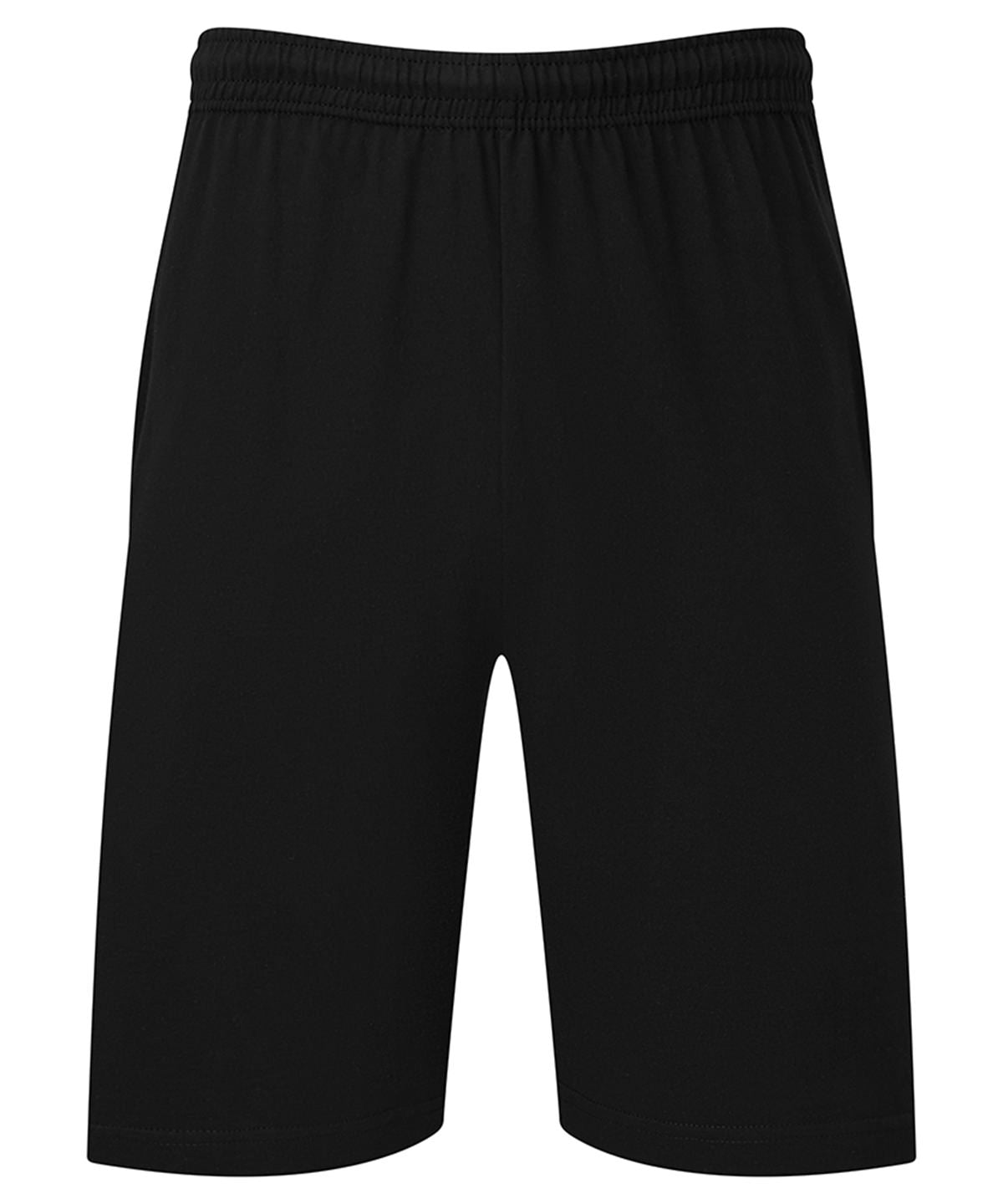 Fruit of the Loom Iconic 195 Jersey Shorts - Black