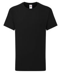 Fruit of the Loom Kids Iconic 195 T - Black