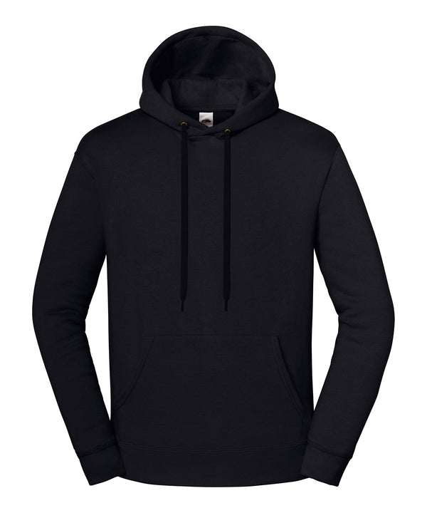 Fruit of the Loom Iconic Premium Hooded Sweat - Black*