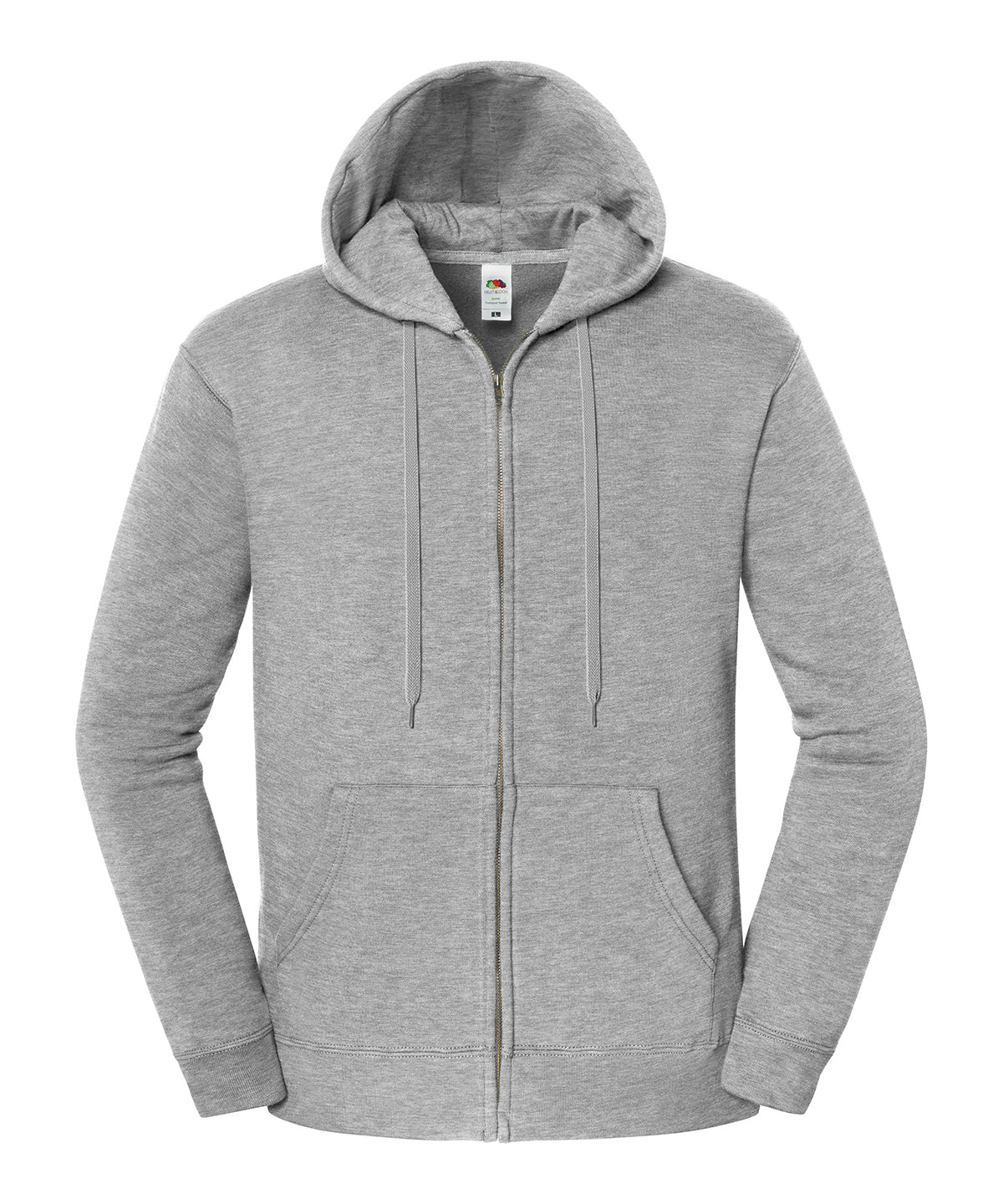 Fruit of the Loom Iconic Premium Hooded Sweat Jacket - Athletic Heather*