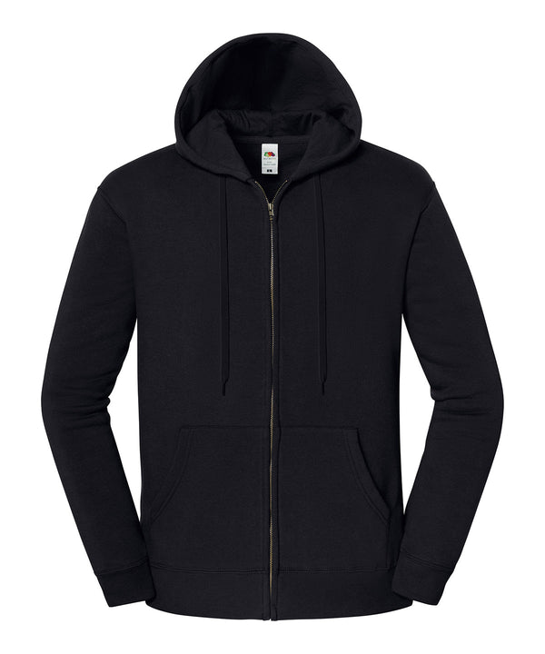 Fruit of the Loom Iconic Premium Hooded Sweat Jacket - Black*