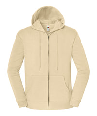 Fruit of the Loom Iconic Premium Hooded Sweat Jacket - Desert Sand