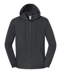 Fruit of the Loom Iconic Premium Hooded Sweat Jacket - Light Graphite