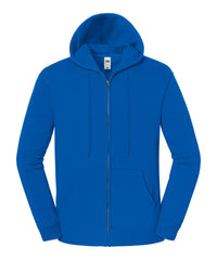 Fruit of the Loom Iconic Premium Hooded Sweat Jacket - Royal Blue