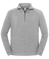 Fruit of the Loom Iconic Premium Zip-neck Sweat - Athletic Heather*