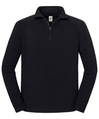 Fruit of the Loom Iconic Premium Zip-neck Sweat - Black*