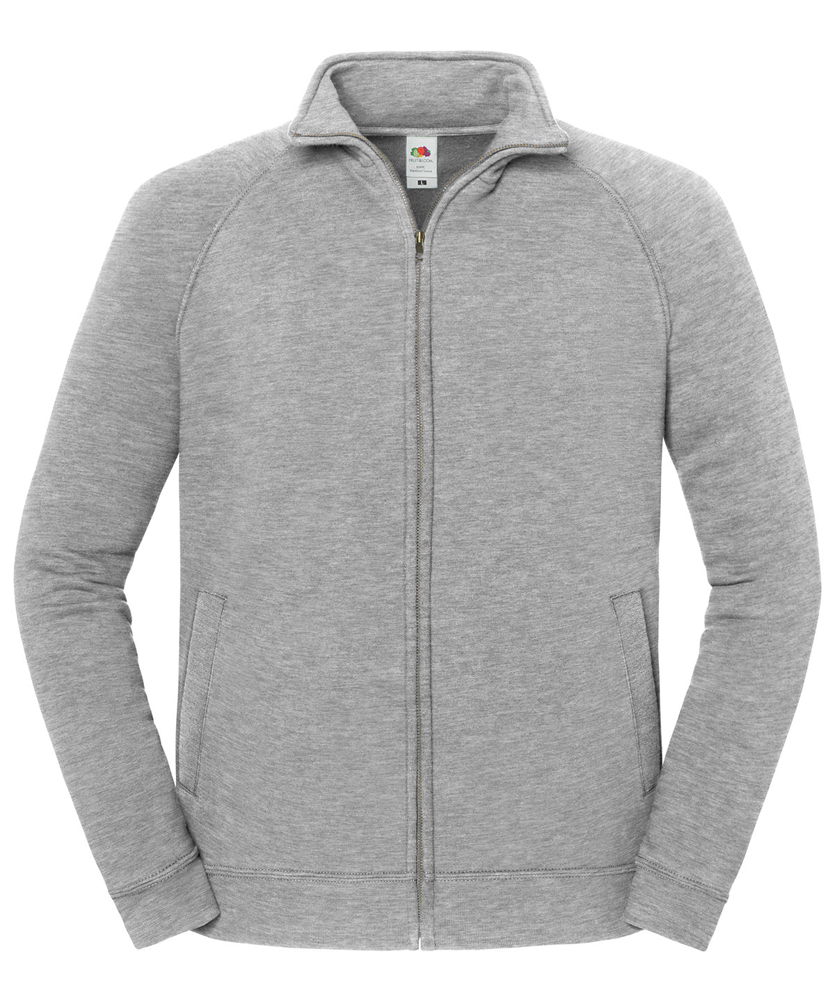 Fruit of the Loom Iconic Premium Sweat Jacket - Athletic Heather*