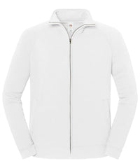 Fruit of the Loom Iconic Premium Sweat Jacket - White