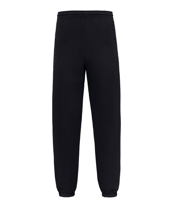 Fruit of the Loom Iconic Premium Elasticated Cuff Jog Pants - Black