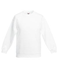 Fruit of the Loom Kids Premium Set-in Sweatshirt - White