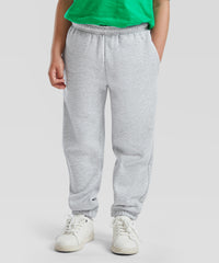 Fruit of the Loom Kids Premium Elasticated Cuff Jog Pants - Black