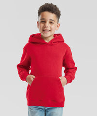 Fruit of the Loom Kids Premium Hooded Sweatshirt - Black