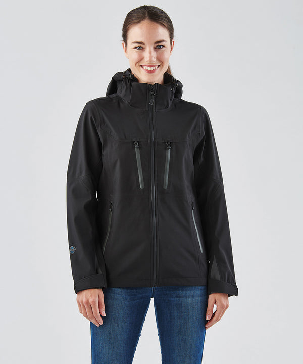 Stormtech Women's Patrol Technical Softshell Jacket - Black/Carbon