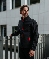 Stormtech Orbiter Softshell - Black/Azure*