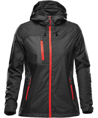 Stormtech Women's Olympia Shell - Black/Bright Red