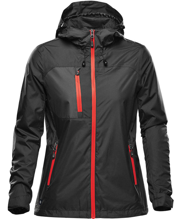 Stormtech Women's Olympia Shell - Black/Bright Red