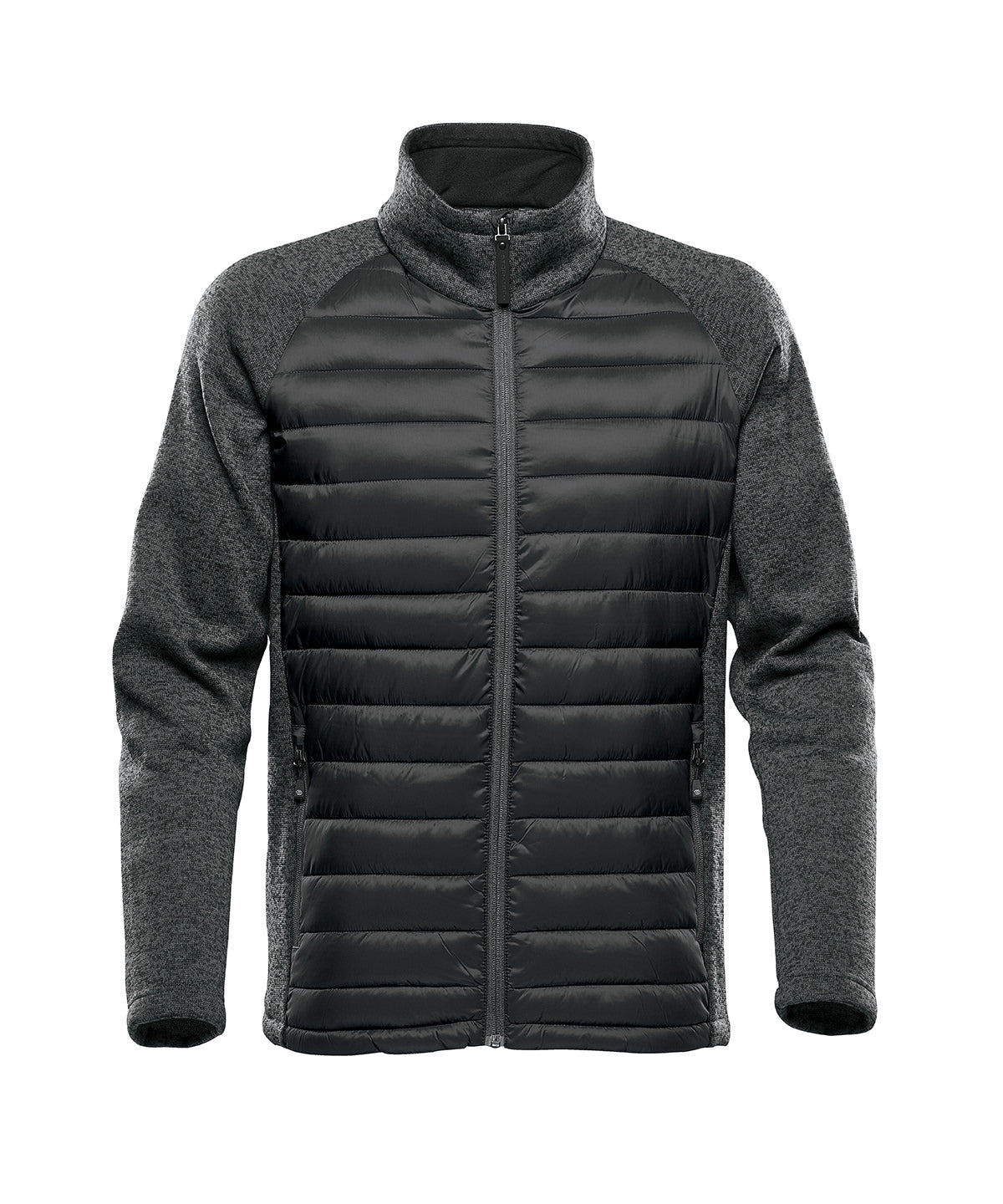 Stormtech Narvik Hybrid Jacket - Black/Dolphin Heather