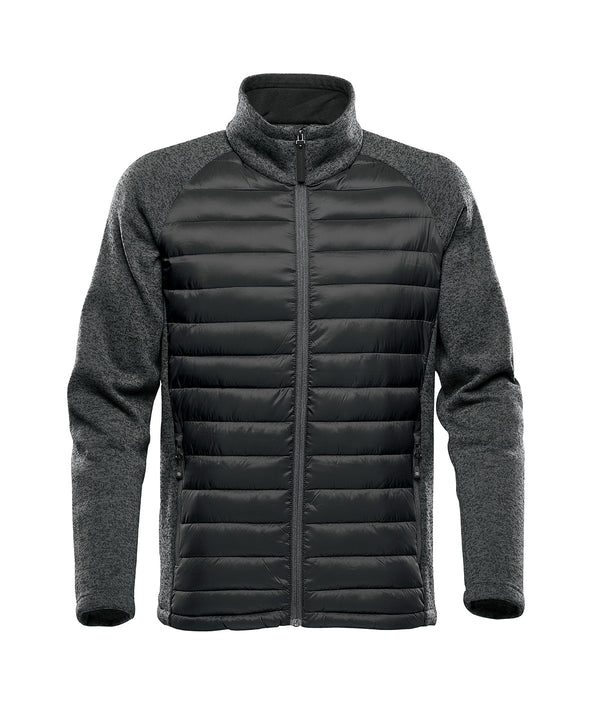 Stormtech Narvik Hybrid Jacket - Black/Dolphin Heather
