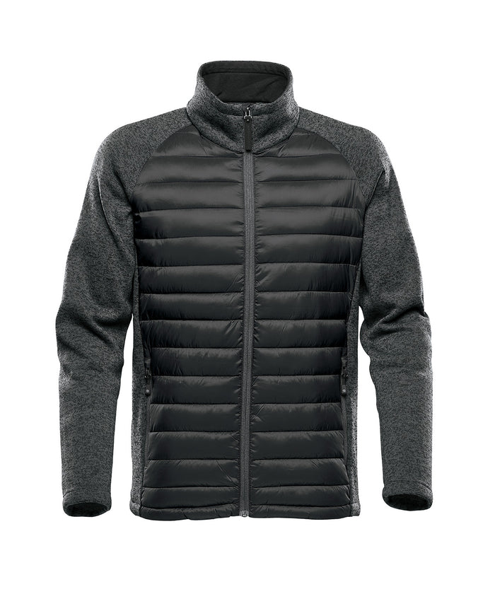 Stormtech Narvik Hybrid Jacket - Black/Dolphin Heather