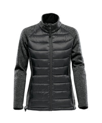 Stormtech Women’s Narvik Hybrid Jacket - Black/Dolphin Heather