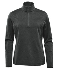 Stormtech Women’s Treeline ¼-zip Fleece - Black Heather