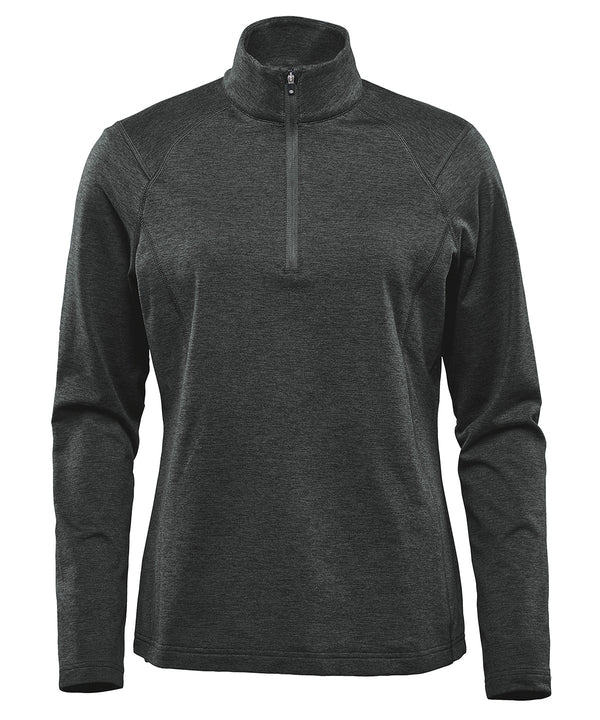Stormtech Women’s Treeline ¼-zip Fleece - Black Heather