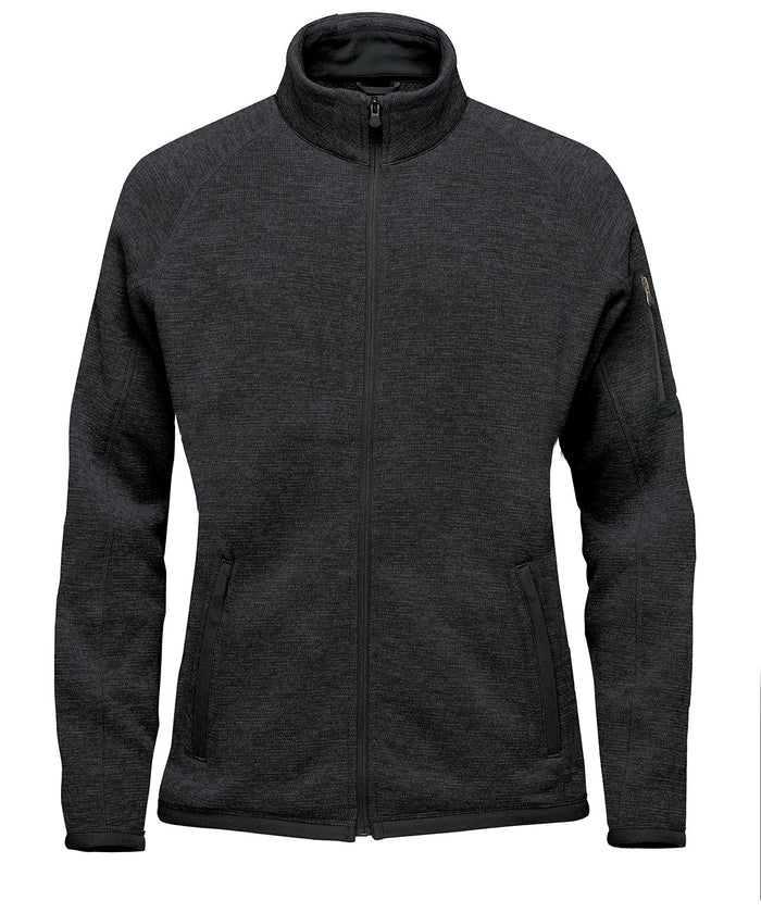 Stormtech Women’s Avalante Full-zip Fleece Jacket - Black Heather