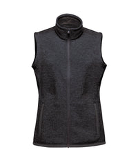 Stormtech Women’s Avalante Fleece Vest - Black Heather