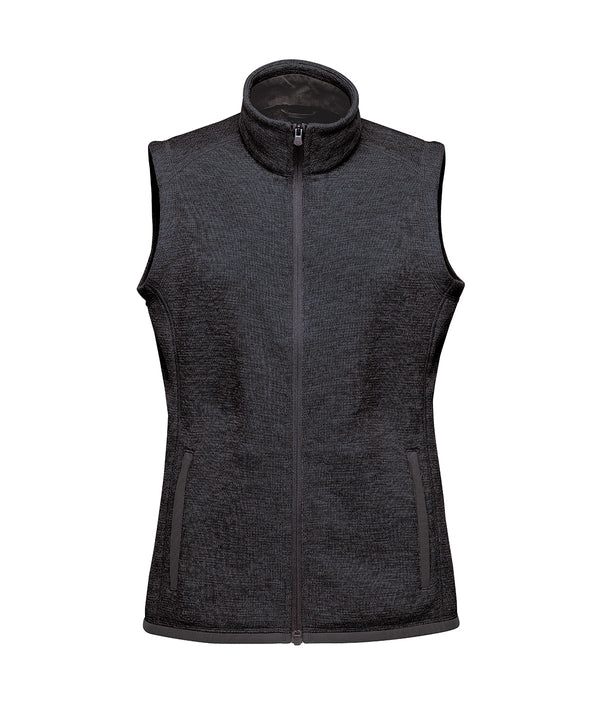 Stormtech Women’s Avalante Fleece Vest - Black Heather