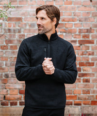 Stormtech Avalante ¼-zip Fleece - Black Heather