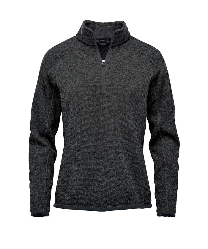 Stormtech Women’s Avalante ¼-zip Fleece - Black Heather