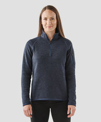 Stormtech Women’s Avalante ¼-zip Fleece - Black Heather