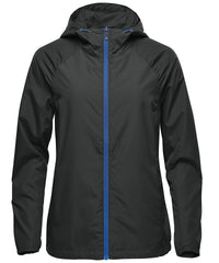 Stormtech Women’s Pacifica Lightweight Jacket - Black/Azure