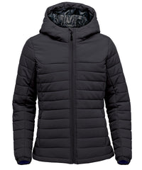 Stormtech Women’s Nautilus Quilted Hooded Jacket - Black