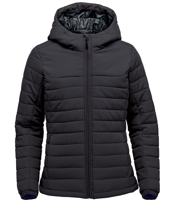 Stormtech Women’s Nautilus Quilted Hooded Jacket - Black