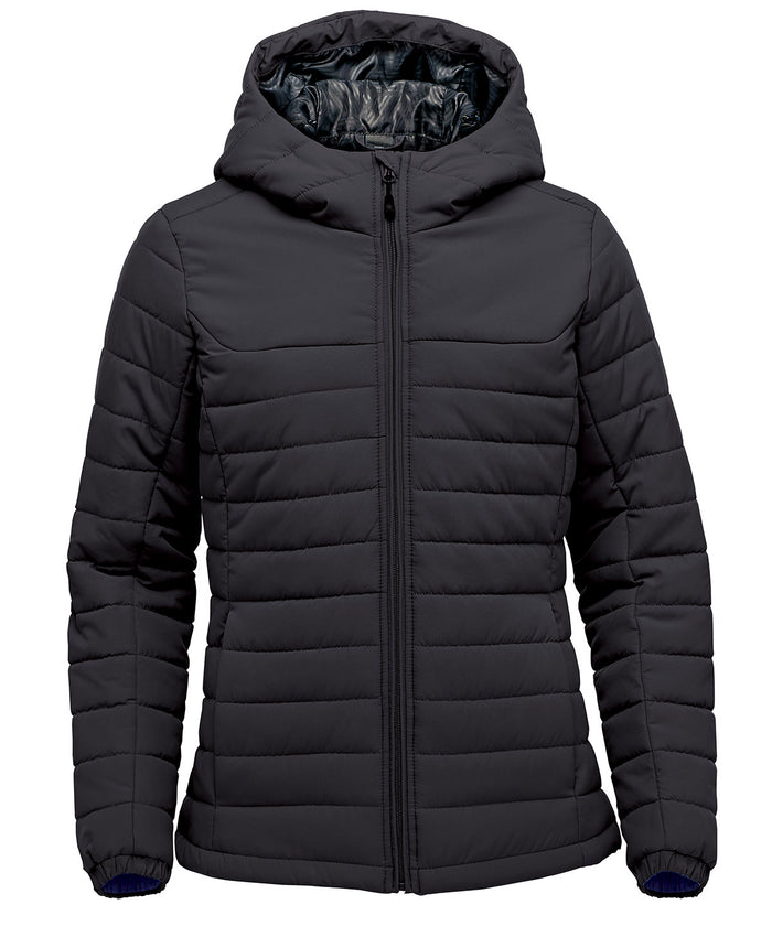 Stormtech Women’s Nautilus Quilted Hooded Jacket - Black