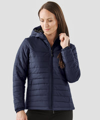 Stormtech Women’s Nautilus Quilted Hooded Jacket - Black