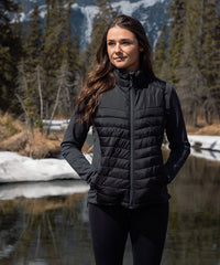 Stormtech Women’s Montserrat Thermal Vest - Black/Granite