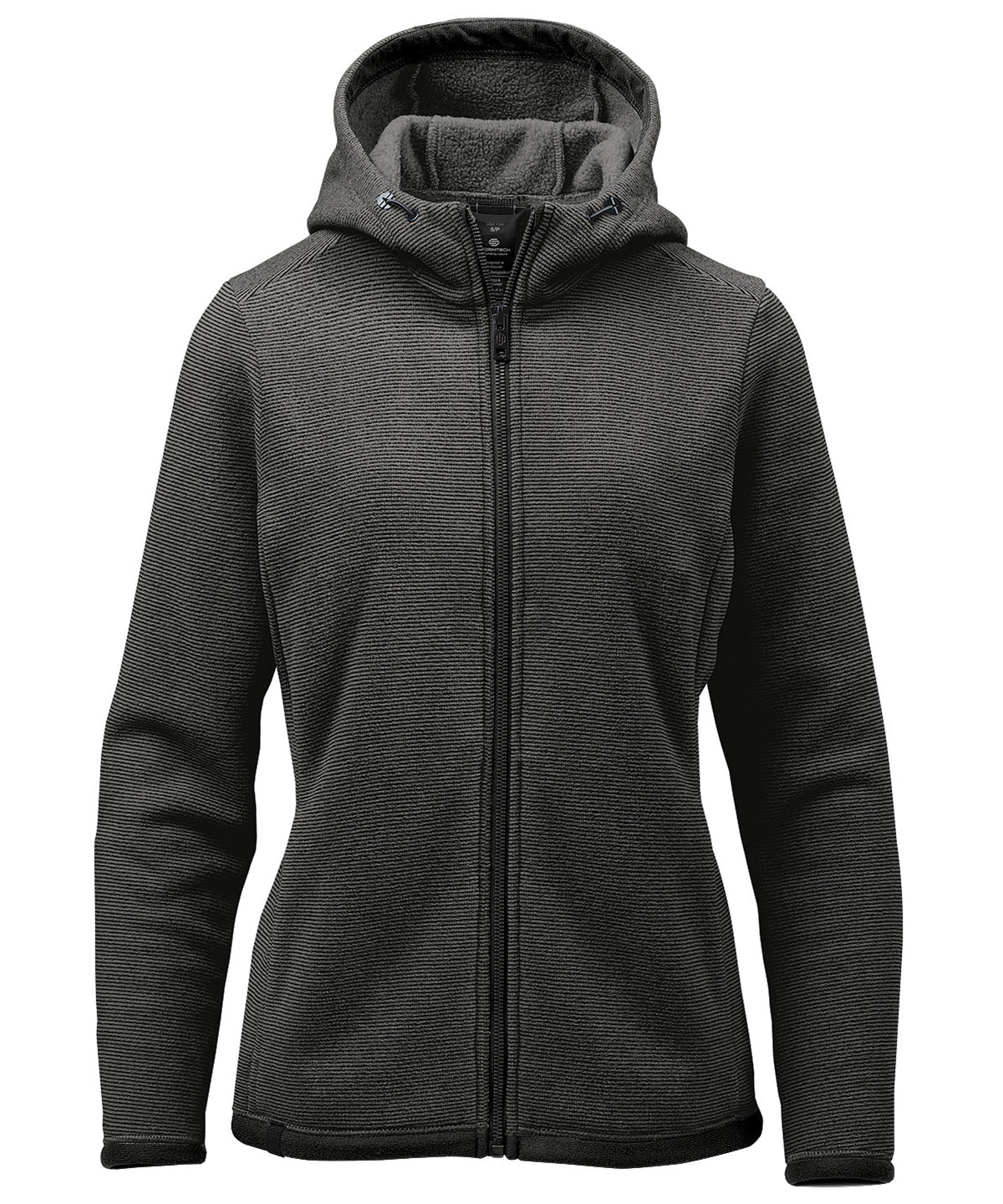 Stormtech Women’s Medusa Fleece Hoodie - Charcoal Stripe