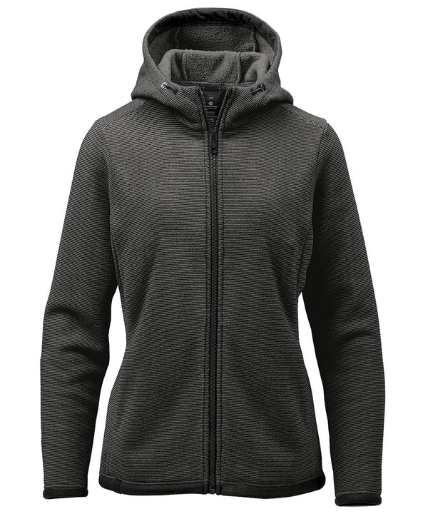 Stormtech Women’s Medusa Fleece Hoodie - Charcoal Stripe