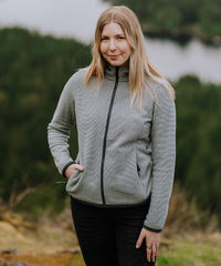Stormtech Women’s Medusa Fleece Hoodie - Charcoal Stripe