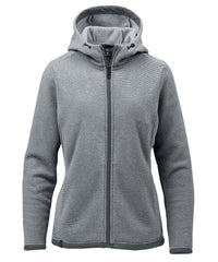 Stormtech Women’s Medusa Fleece Hoodie - Zinc Stripe