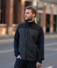 Stormtech Cascades Softshell Vest - Azure Blue/Black